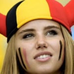 L´Oreal ficha a una joven belga que acudió a Brasil para ver a su selección