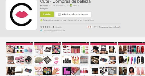 Cute, la app que te ayuda a realizar tus compras de belleza