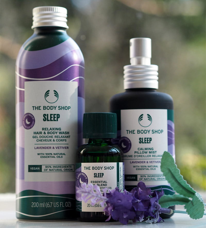 Colección para dormir mejor de The Body Shop