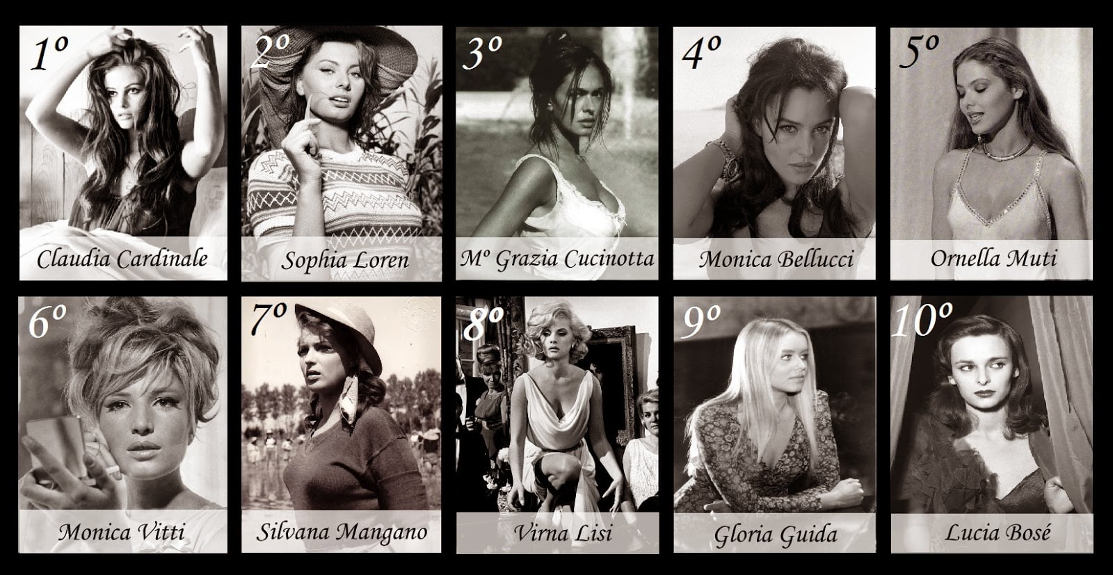 Actrices de los años 60 en Italia: las más bellas y famosas