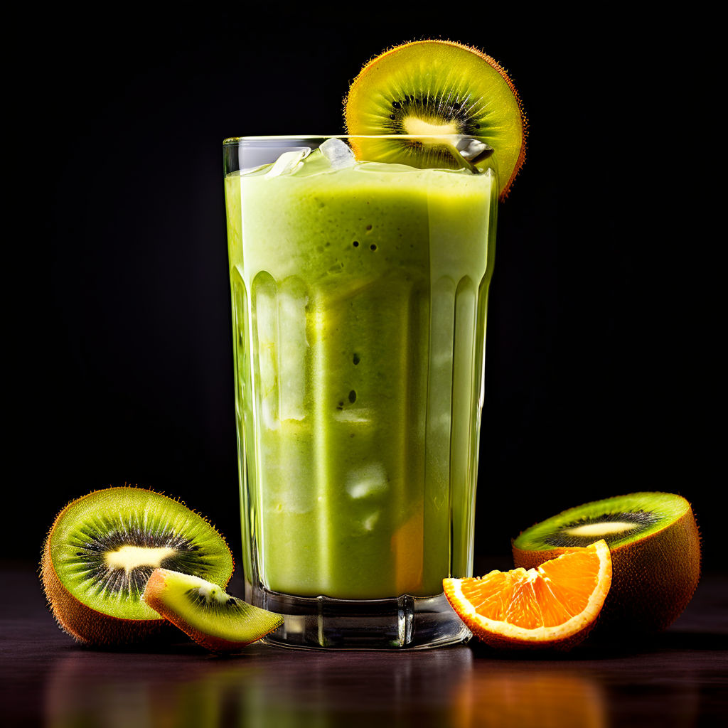 zumo detox para tu piel de kiwi y naranja